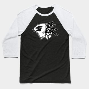 Secretary bird - blk/wht Baseball T-Shirt